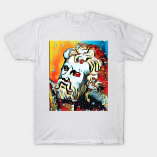 Epictetus Abstract Portrait | Epictetus Artwork 4 T-Shirt